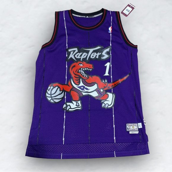 Adidas Tracy McGrady Toronto Raptors NBA Throwback Jersey - Picture 1 of 5
